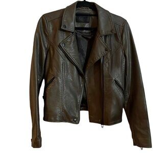 Blank NYC olive green with black zippers size small